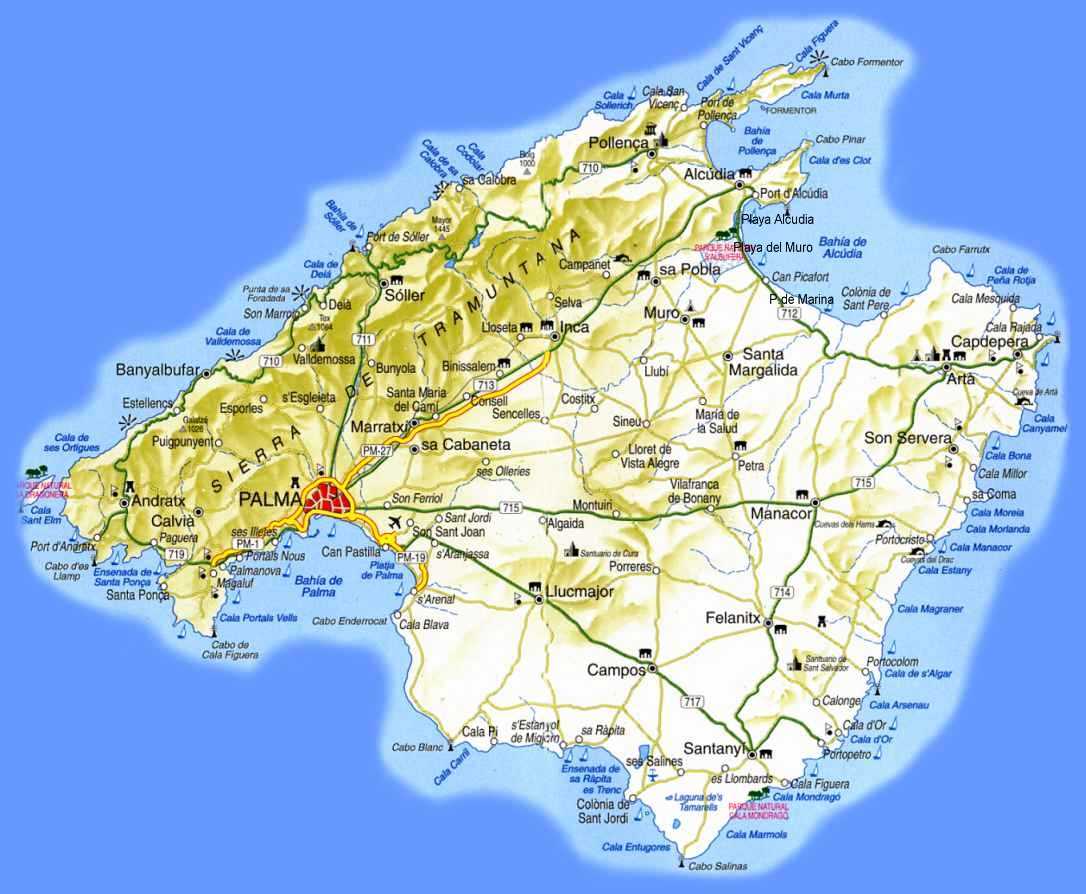 Mallorca Landkarte