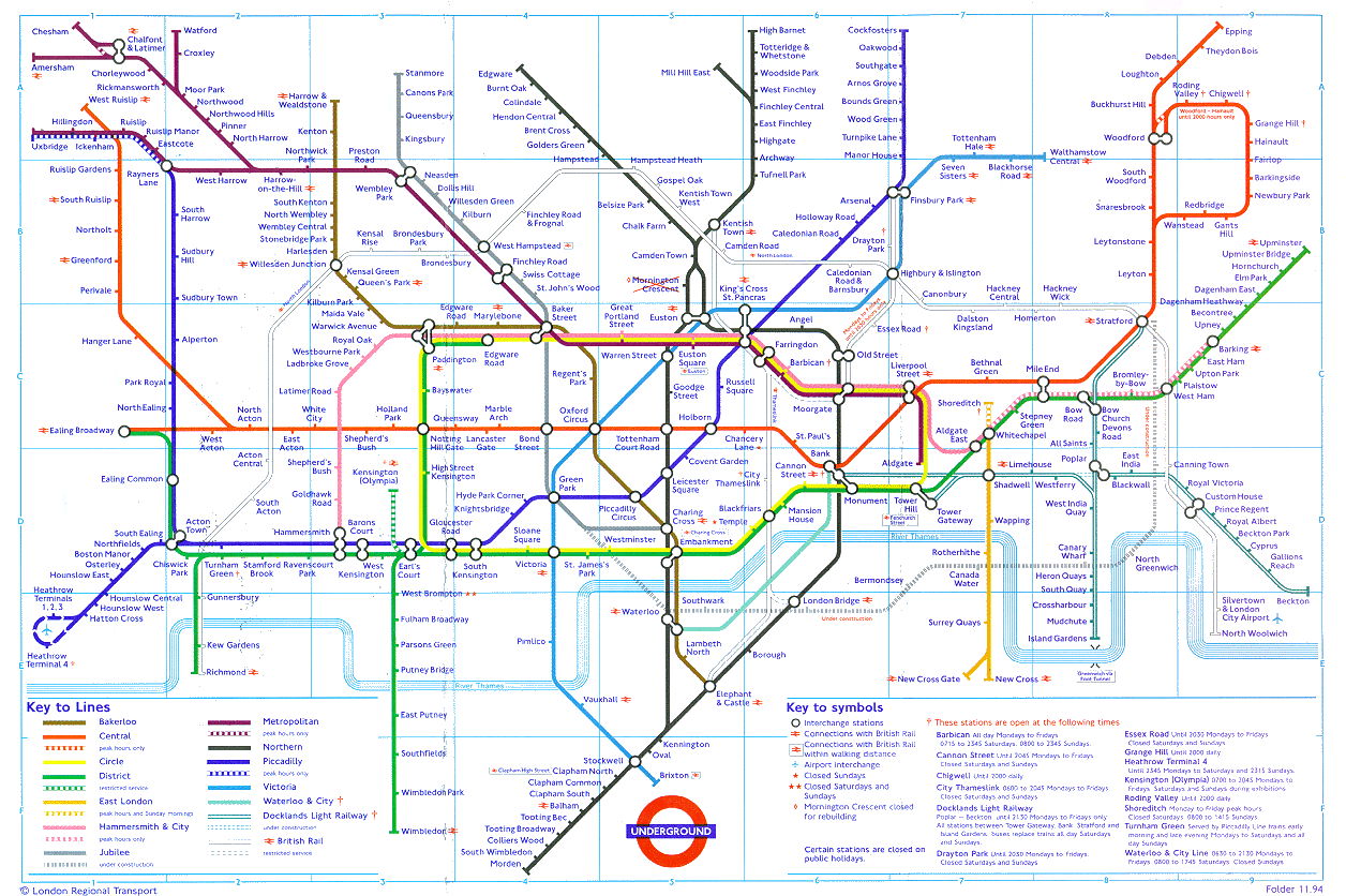 London Tube Map